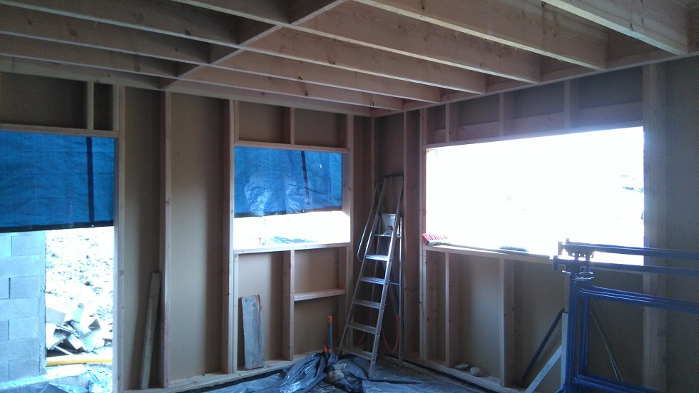 Chantier Verdet : ossature bois - l'envers du décor Lien vers la photo non accessible